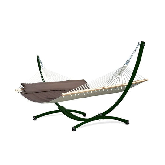 Hamac Matelassé sur Pied Marron