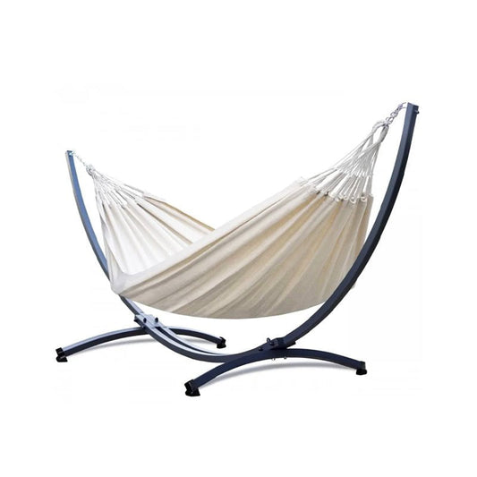 Hamac sur Pied Aluminium Beige