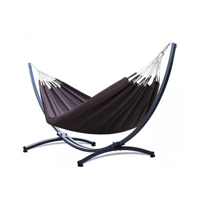 Hamac sur Pied Aluminium Marron